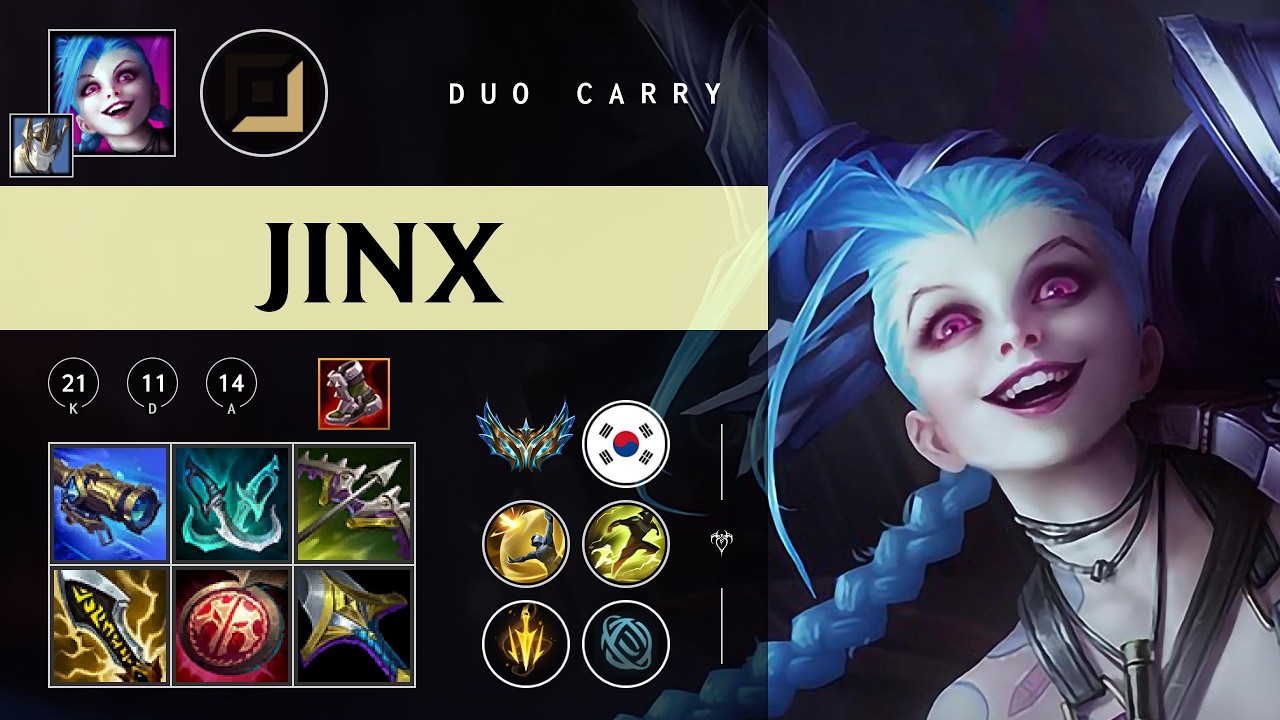 Jinx ADC vs Swain - KR Challenger Patch 26.04