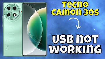 Tecno Camon 30s Usb Problem USB Not Recognize || How to solve USB issues || USB not working