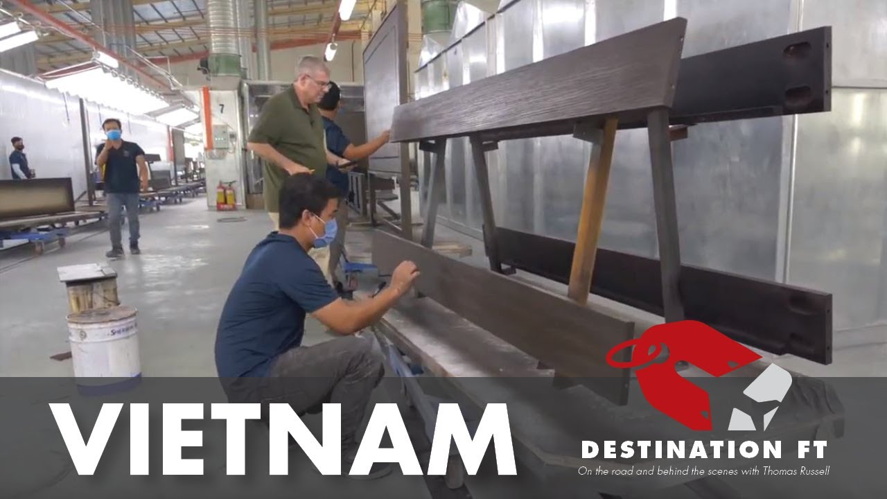 Tour of Stanley Furniture facility in Ho Chi Minh City, Vietnam YouTube