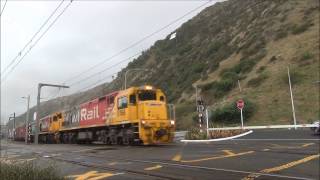 Triple header Train 219 at Paekakariki - ANZAC Day 2014