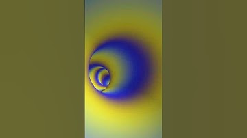 Psychedelic Vortex Infinite Zoom Loop - Gold Color#shorts #infinite #loop #zoom #psychedelic #vortex