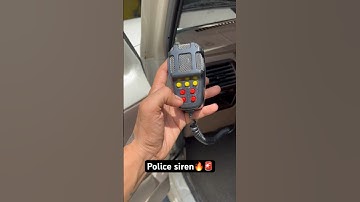 ￼ police siren 🚨 installation👮‍♀️😳#police #policesiren #bolero24h #automobile #caraccessories