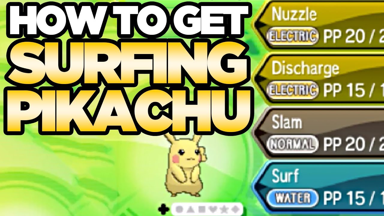 How To Get Surfing Pikachu In Pokemon Ultra Sun And Moon Austin John Plays