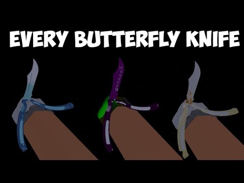 Every Butterfly Knife In Counter Blox Youtube