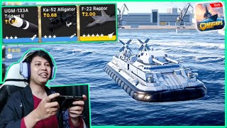 KEREN BANGET! REVIEW BATTLE PASS HADIAH UTAMA HOVERCRAFT DAN F22 F22 RAPTOR - WARSHIPS MOBILE 2