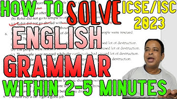 ICSE/ISC 2023 | Most Proven 5 Tips to score 95%+ Marks in English language Easily | #ICSE/ISC 2023