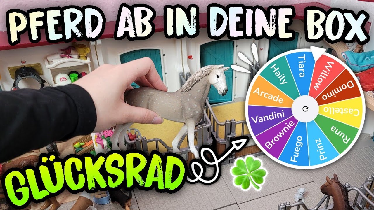 Pferd ab in deine Box mit Glücksrad 🍀🐴👀 | Schleich