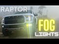 Ford Raptor Baja Designs Fog Light Kit Actual Light Output/ Review
