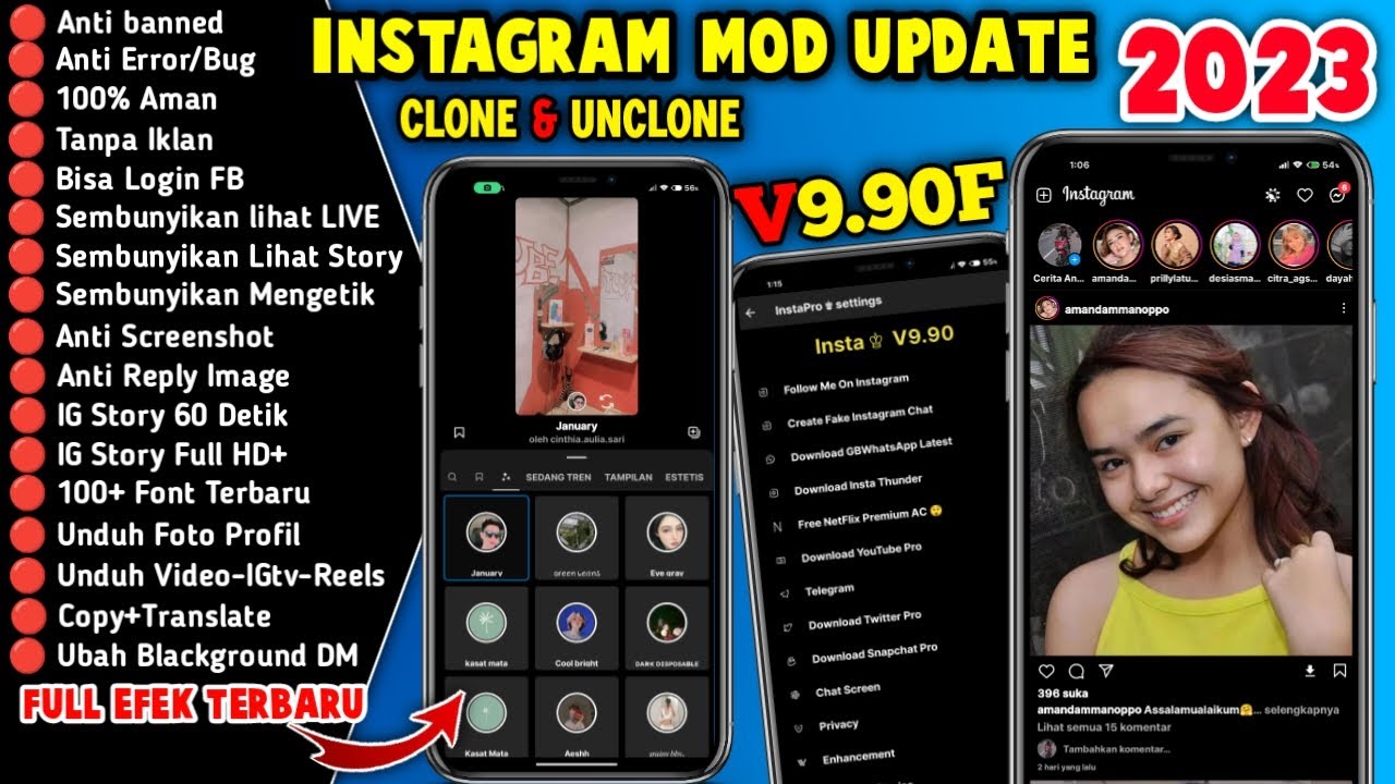 Instagram Mod Terbaru 2023 Ig Mod Terbaru 2023 Full Efek