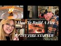 *7 Minute DIY Fire Starters - How To Build A Long Lasting Fire Without Paper- Survival Skills*