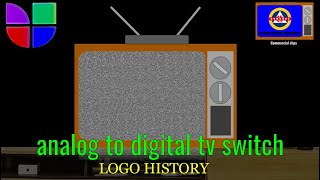 Analog tv shutdown logo history