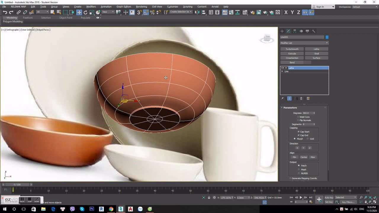 Cup modeling in 3ds max - YouTube