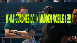 WHAT DO COACHES DO IN MADDEN MOBILE!?