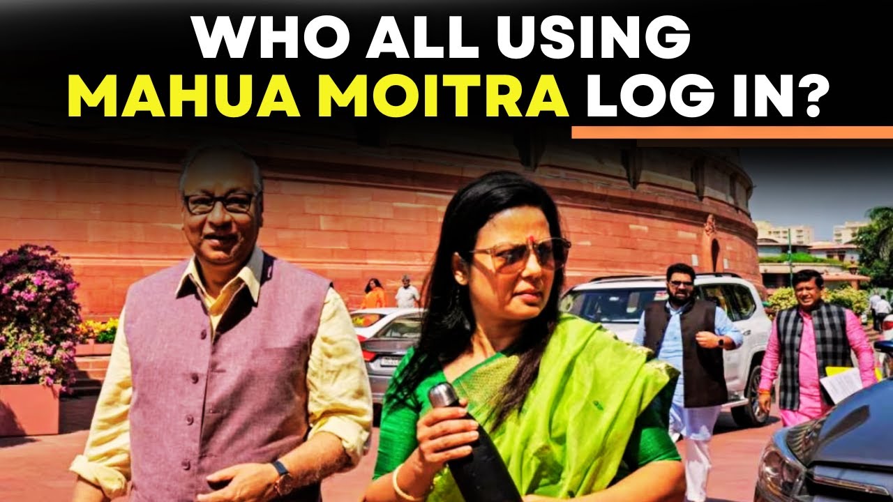 Cash For Query Case Live Updates : Details Of TMC MP Mahua Moitra's Parliament Login ID Accessed