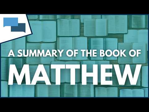 A Summary of the Book of Matthew | GotQuestions.org