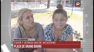 Malvinas Argentinas: Calor y últimos días de vacaciones