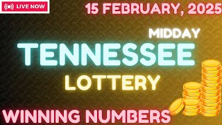 Tennessee Midday Lottery Results For - 15 Feb, 2025 - Cash 3 - Cash 4 - Powerball - Mega Millions