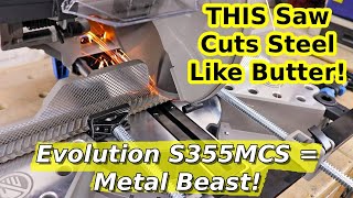 This Metal Chop Saw Just Blew Me Away — Evolution S355MCS Full Test