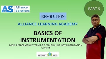 What is Resolution? | Instrumentation Basics (Lecture Part 6) |
