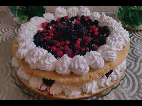 gâteau-au-fruits-rouges,-anniversaire-cuisine-maliya-وصفة-ڨاتو-بالغلال-الحمراة-ممتازة-ورائية-😷👈