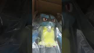 Unboxing Lucario Life Size Plush from Meccha Japan to Malaysia