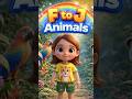 F to J Animal Names for Kids 🐸  | Fun 3D Cartoon Learning Video #kidsvideo #kidslearning