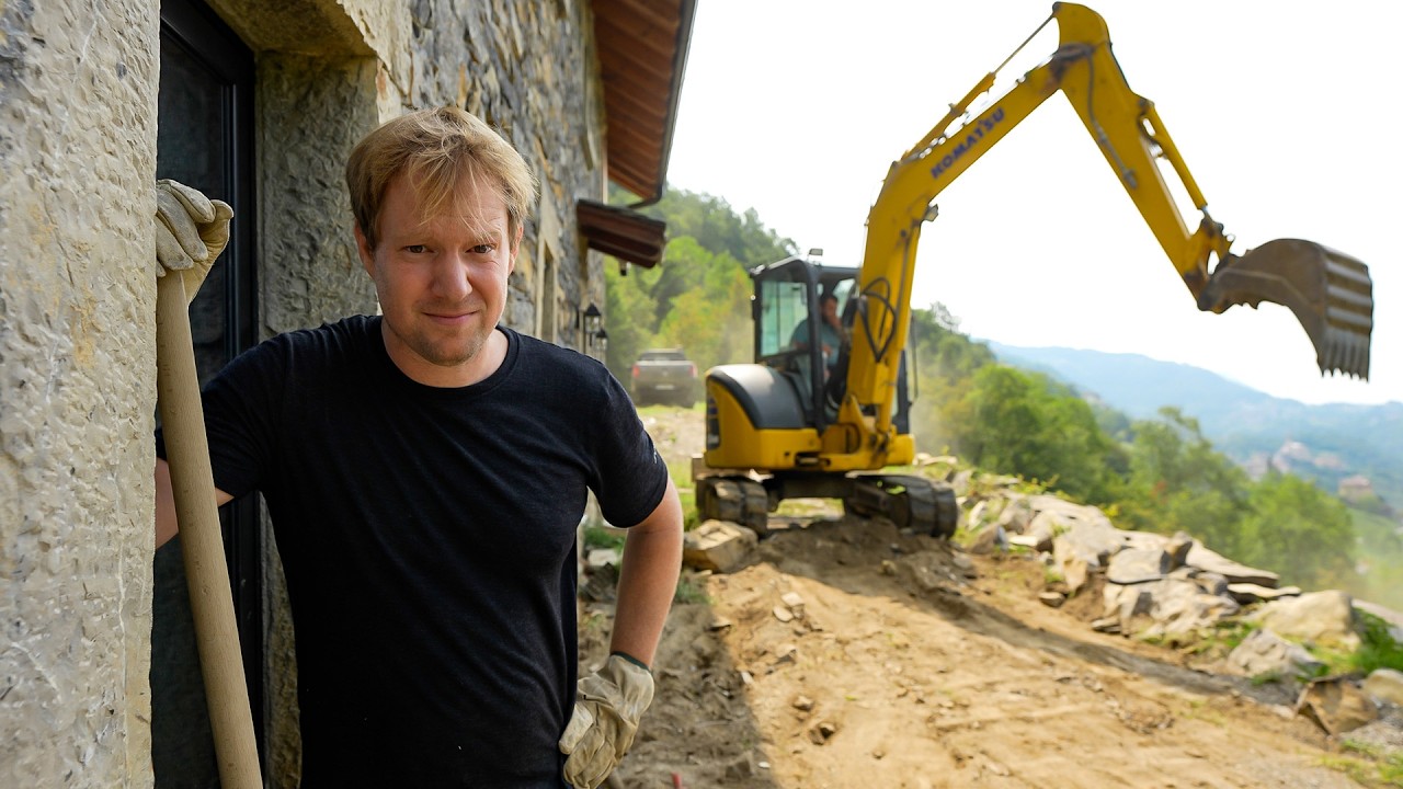 The Exterior of the Stone House gets a Facelift!