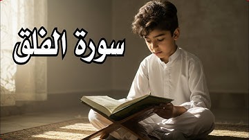 سورة الفلق  طفل صوته خيال | قل اعوذ برب الفلق