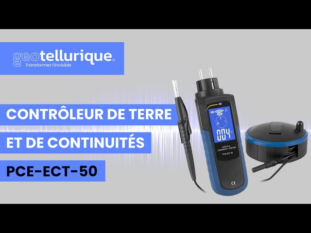 Contrôleur de terre prises et continuités électriques PCE-ECT-50