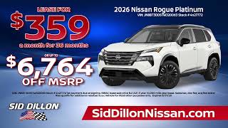 2026 Nissan Rogue Sentra Offers Sid Dillon Nissan Lincoln 30