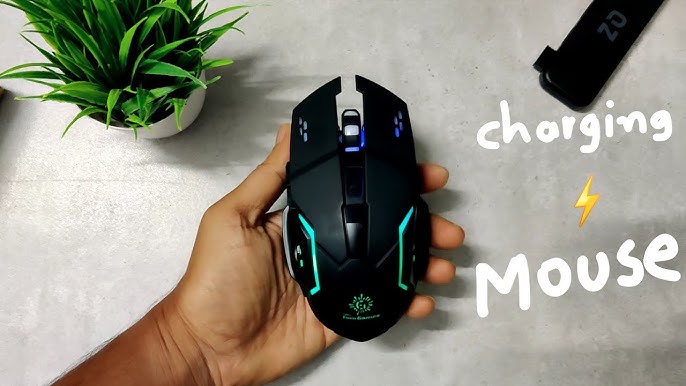 Best Wireless Gaming Mouse Under 650, RechargEable Mouse With 500 mAh  battery