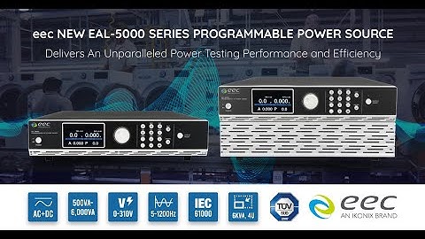 eec 8500 Series (EAL-5000 Series) | Pure Power, Pure Performance