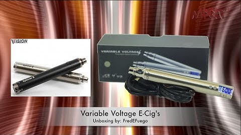 Vision Spinner II & eGo-V V2 (Variable Voltage) E-Cig
