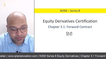 Chapter 3.1 : What is Forward and Future Contract - NISM Series 8 Equity Derivatives Exam