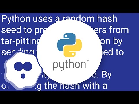 hash function in Python 3.3 returns different results between sessions