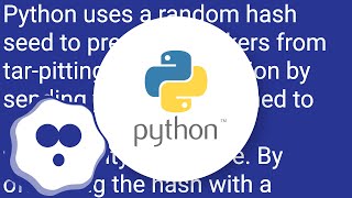hash function in Python 3.3 returns different results between sessions