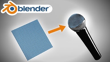 Microphone Mesh Grille - Blender tutorial - Geometry nodes