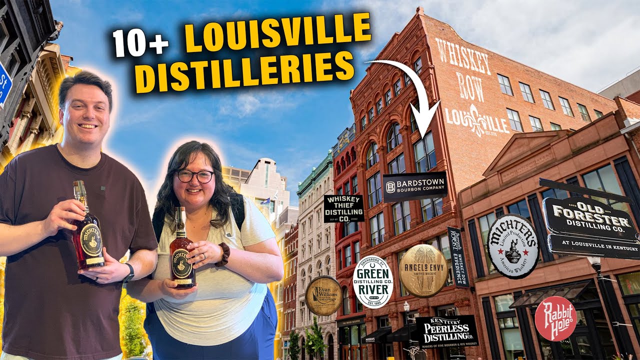 Мы посетили ВСЕ винокурни на ВИСКИ-РОУ в Луисвилле, Кентукки!