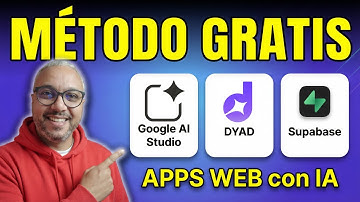 El MÉTODO GRATIS que Uso para Crear Apps Web con IA: Google AI Studio + DYAD + Supabase 🚀