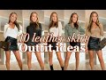 Leather Skirt Outfit Ideas | How to Style Leather Skirts | Fall 2020 | Jordyn Nicole