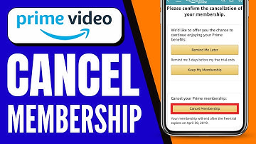 How to Cancel Amazon Prime Video Membership | Easy Steps 2025