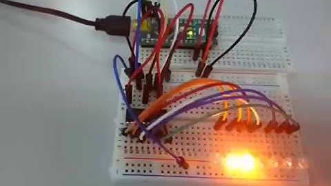 Arduino_シフトレジスタでLEDを複数光らせる