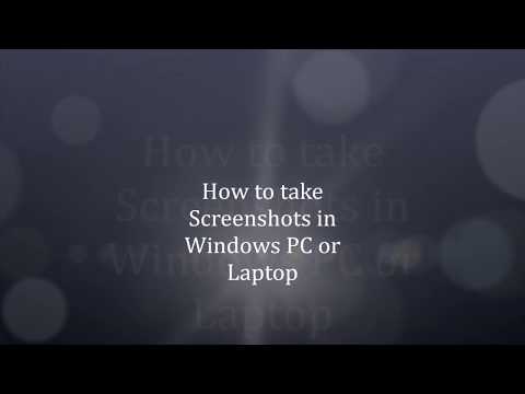 How to Take Screenshots on Windows 10, 8, 7, Vista Laptop or Desktop