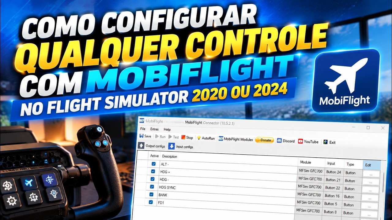 Como Configurar QUALQUER CONTROLE com Mobiflight no Flight Simulator ...