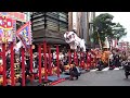 中国南方獅子と龍のジョイント・パフォーマンス　南獅與龍的聯合表演​　2024年10月10日　横濱中華街