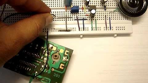 FM receiver using FM kit and LM386 Audio Amplifier