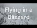 Flying a Drone through a Blizzard | Aerial Winter Mountains Video