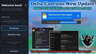 [Roblox] Delta Executor New Update/ Key Bypass &amp; Grow A Garden Script | No Ban/ Lag &amp; Crash (No Key)
