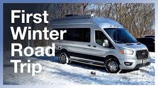 Coachmen Beyond vs Winter Roads….  Sort of.  Our First Cold Weather Trip.