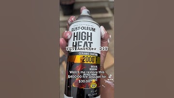 Watch me restore this $400 fire pit I got! Easy diy🙌🏽 #diyfirepit #budgetdiy #yputubeshorts